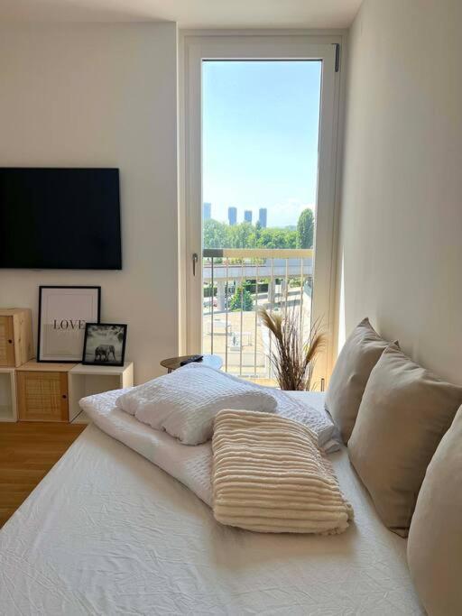 Donaublick Oasis: Stylische Wohnung 维也纳 外观 照片