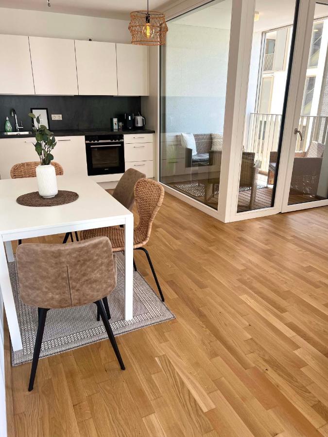 Donaublick Oasis: Stylische Wohnung 维也纳 外观 照片